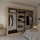 Ντουλάπα Grandio Σονόμα 250x60x215cm