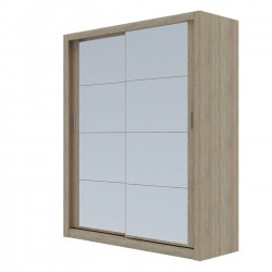 Ντουλάπα Reflex Σονόμα με καθρέφτη 180x60x215cm