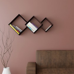Ραφιέρα SUNY 105x15x50cm Wenge