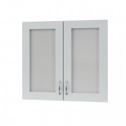 Άνω Πορτάκια-Τζάμι Modest Γκρι 80x71.3x1.6cm