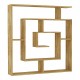 Βιβλιοθήκη Labirent Megapap χρώμα sapphire oak 125x22x129εκ.