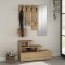 Έπιπλο εισόδου Vesty Megapap χρώμα sapphire oak 100x30x61εκ.