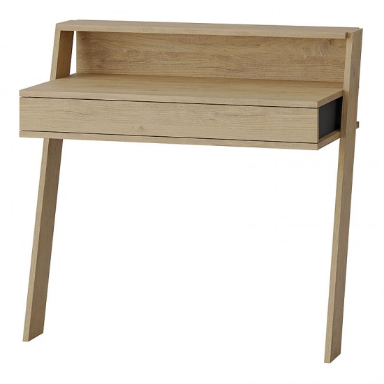 Γραφείο εργασίας Cowork Megapap χρώμα sapphire oak 94x50x91εκ.