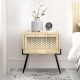 Κομοδίνο Naive Megapap χρώμα sapphire oak 48x34x51εκ.