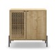 Μπουφές Naive Megapap χρώμα sapphire oak 80x40x80εκ.