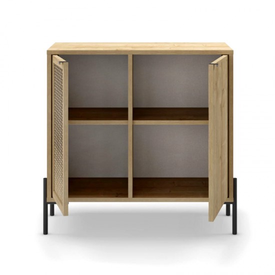 Μπουφές Naive Megapap χρώμα sapphire oak 80x40x80εκ.