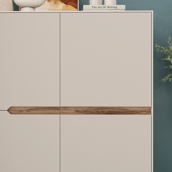 Μπουφές Arch Megapap χρώμα sandstone 98x40x120,5εκ.