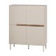 Μπουφές Arch Megapap χρώμα sandstone 98x40x120,5εκ.