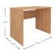 Γραφείο εργασίας Kalen Megapap χρώμα pine oak 90x60x74εκ.