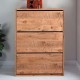 Παπουτσοθήκη Nave Megapap 18 ζευγών χρώμα pine oak 73,6x24x110εκ.