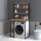 Έπιπλο πλυντηρίου Berkus Megapap χρώμα pine oak 90x60x178εκ.
