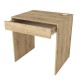 Γραφείο εργασίας Mida Megapap χρώμα sapphire oak 72x60x73,8εκ.