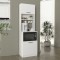 Έπιπλο κουζίνας Tuco 1 Megapap χρώμα λευκό 53,8x40x180εκ.