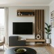 Σύνθεση τηλεόρασης Dumont Megapap χρώμα ανθρακί - sepet oak 180x36,8x200εκ.