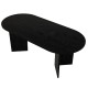 Τραπέζι Cortado Megapap χρώμα sencron black 200x90x74εκ.