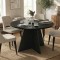 Τραπέζι Tailor Megapap χρώμα sencron black Ø120x75,7εκ.