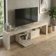 Έπιπλο τηλεόρασης Woodra Megapap χρώμα travertine 180x31,3x50,2εκ.