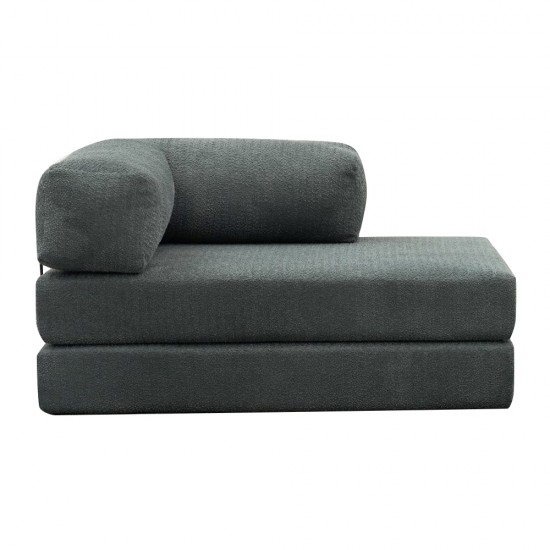 Καναπές - κρεβάτι Comfort Megapap διθέσιος υφασμάτινος χρώμα μέντα 140x95x75εκ.