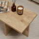 Τραπεζάκι σαλονιού Harbor Megapap χρώμα sapphire oak 120x45x30εκ.