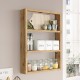 Ραφιέρα τοίχου Prena Megapap χρώμα atlantic pine 43,2x9x60εκ.