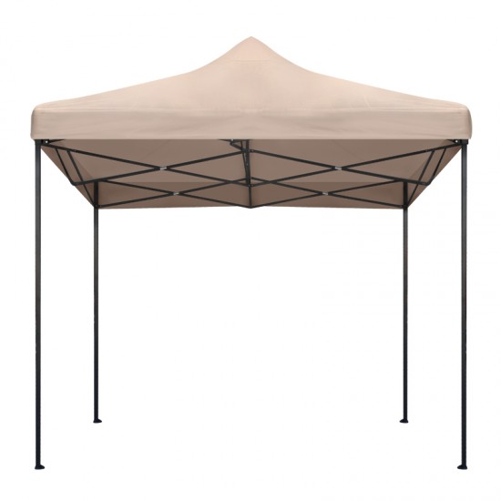 Κιόσκι - Gazebo Bari Megapap πτυσσόμενο μεταλλικός σκελετός - αδιάβροχο ύφασμα χρώμα της άμμου 3x3x3,10m.