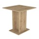 Σετ τραπεζαρία 5τμχ Allos - Nova Megapap χρώμα sapphire oak - λευκό 75x75x77εκ.